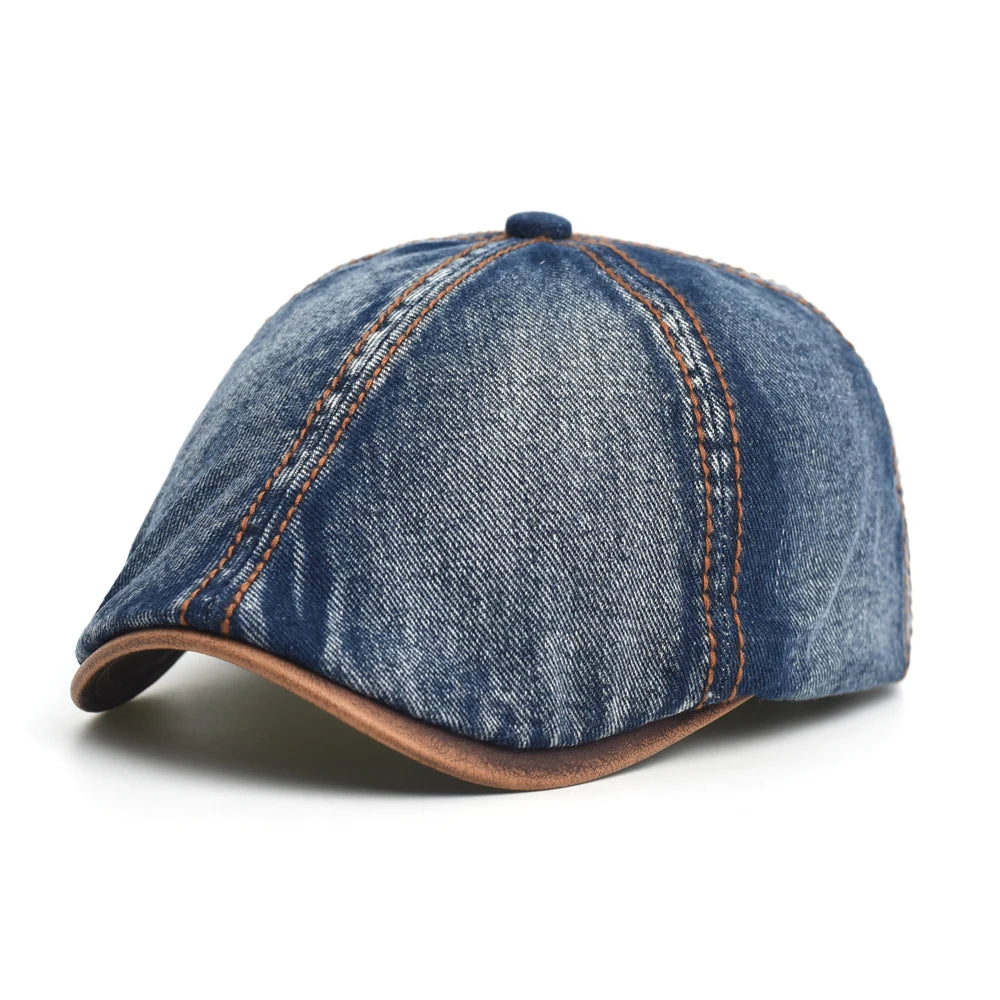 Limmz – Weiche Denim-Baskenmütze