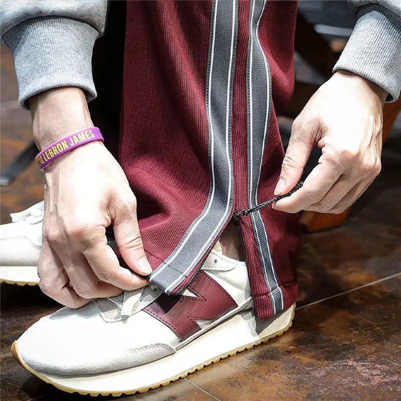 Krause – Weite Hose Mit Seitlichen Streifen