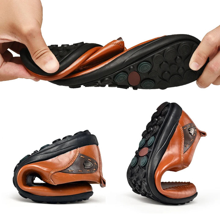 Shalav – Lässige Leder Pantoffel