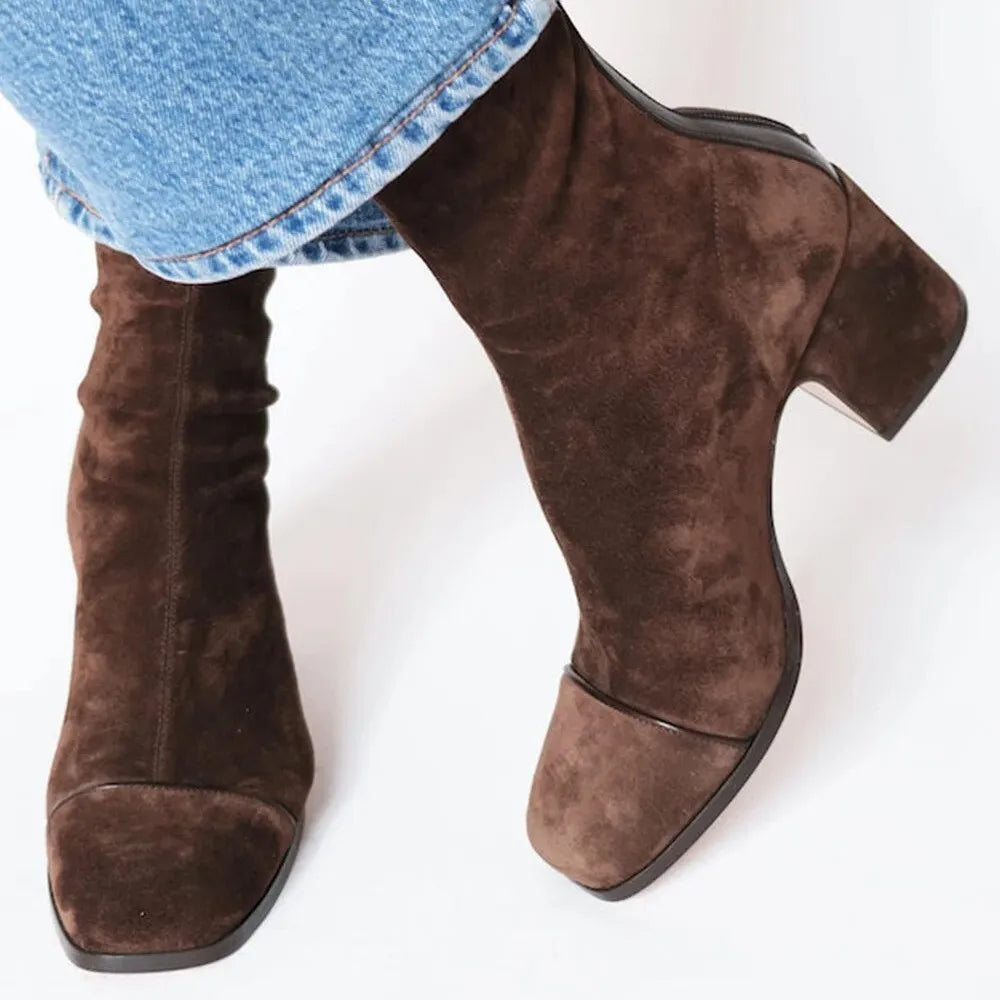Aless – Elegante Stiefeletten Aus Wildleder
