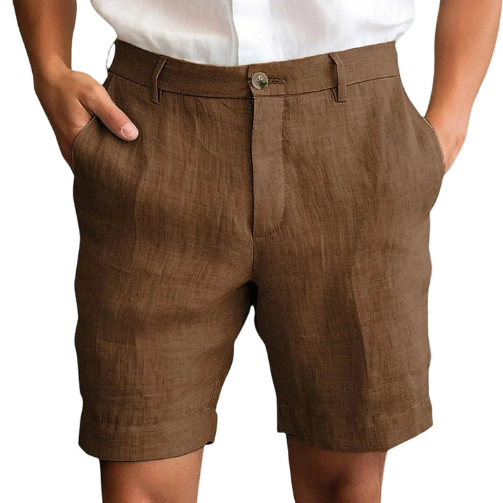 Fotis - Elegantes Leinen Kurzhosen