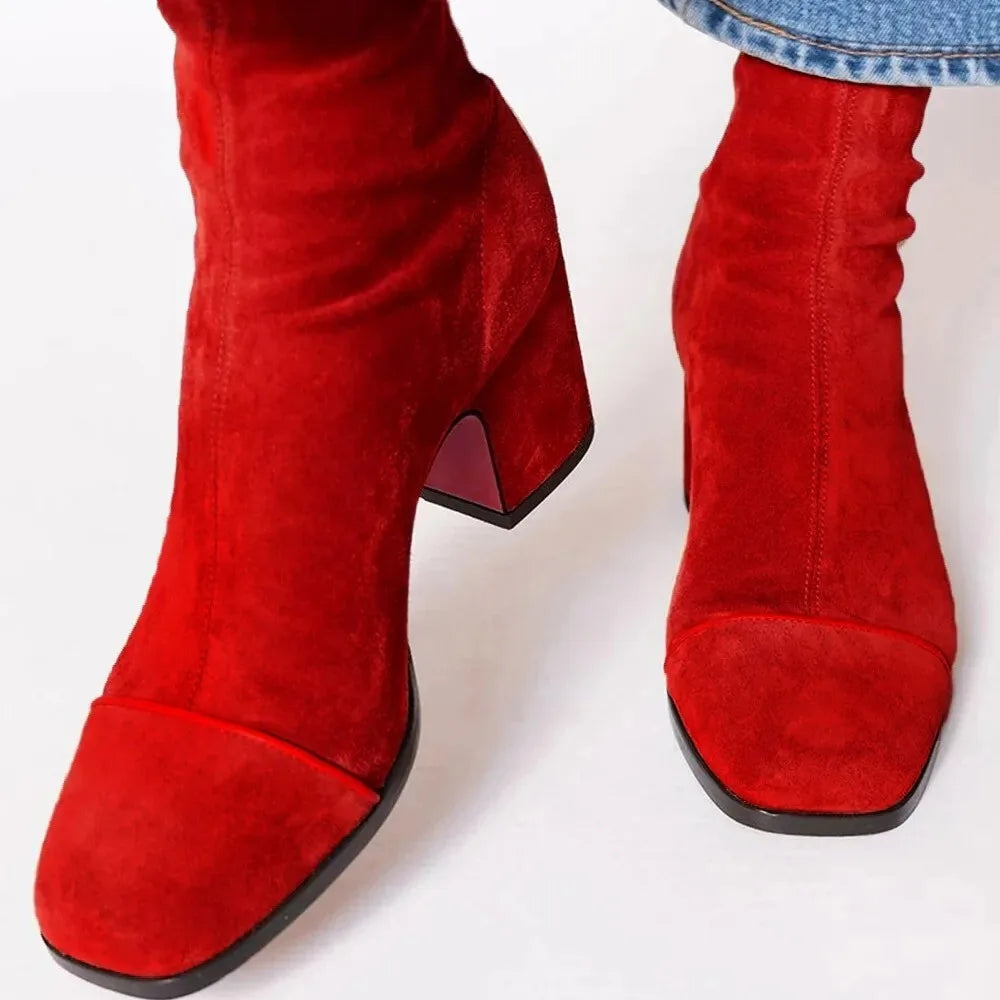 Aless – Elegante Stiefeletten Aus Wildleder