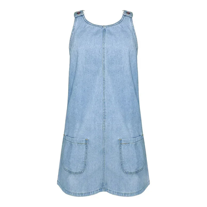 Malwina – Praktisches Und Leichtes Sommerkleid aus Denim