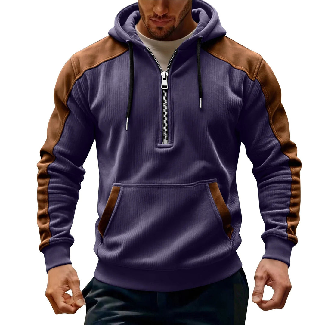 Aksel – Langarmpullover Mit Reißverschluss