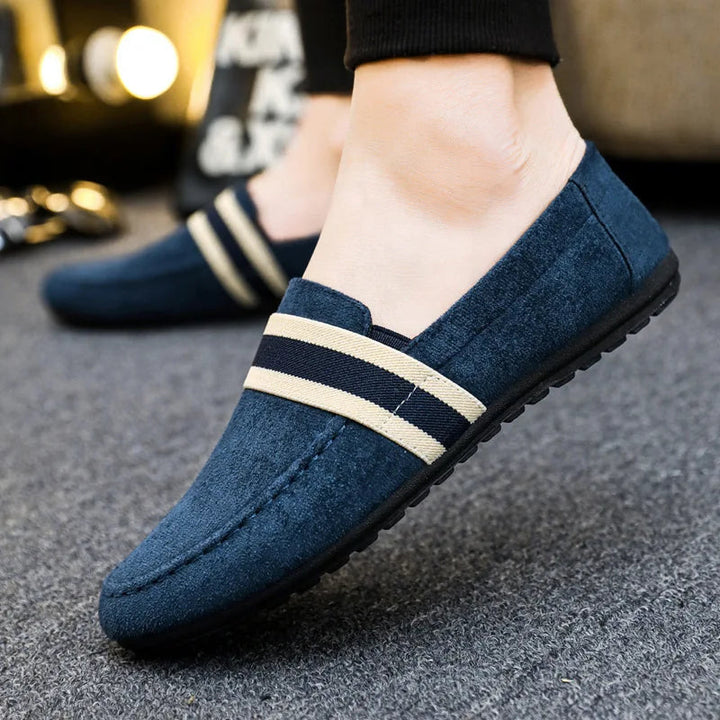 Hanno - Lässige Gestreifte Slipper