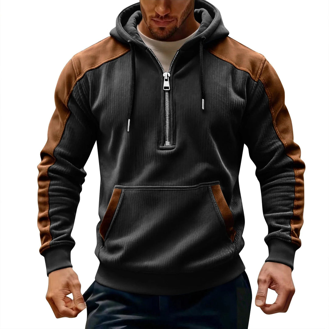 Aksel – Langarmpullover Mit Reißverschluss