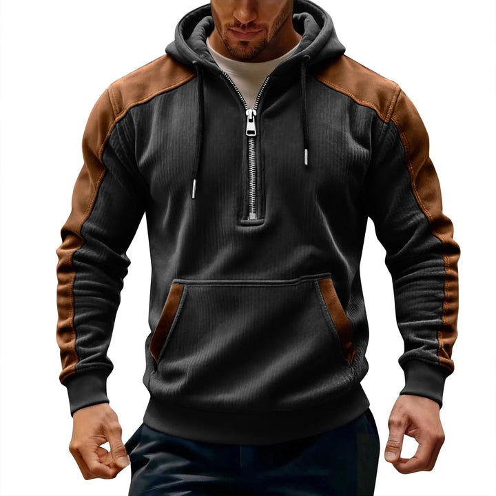 Aksel – Langarmpullover Mit Reißverschluss
