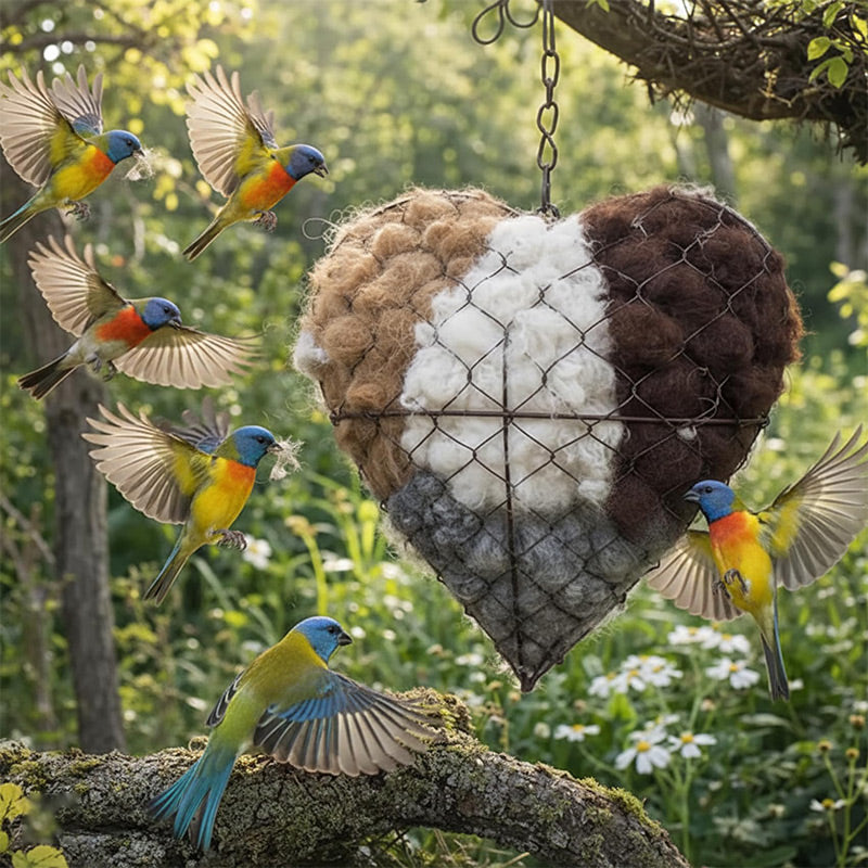 NestHeart – Weiches Vogelherz für den Garten