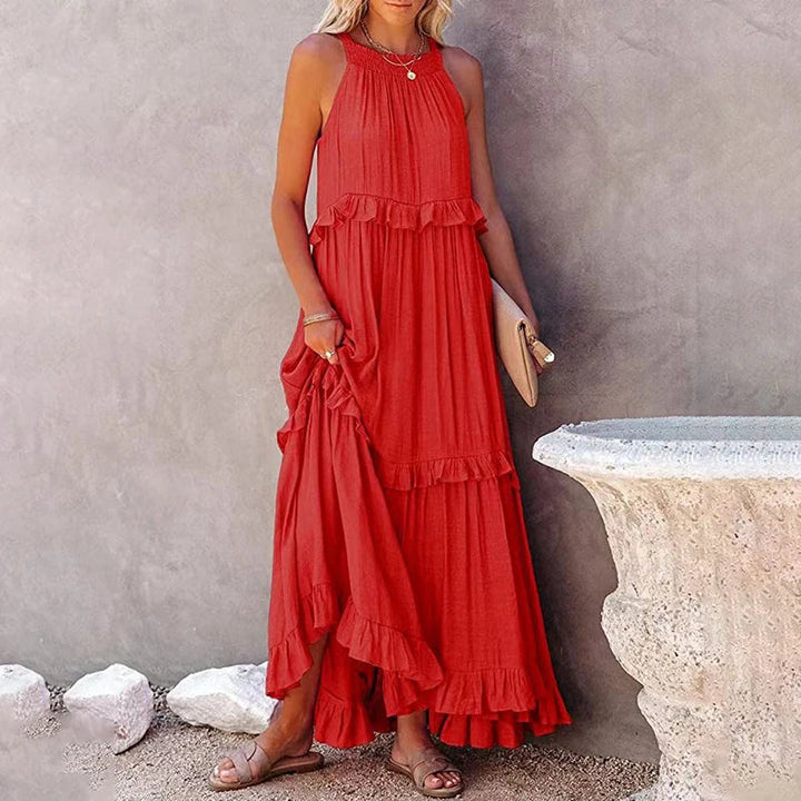 Munalisa - Maxikleid Mit Rüschen