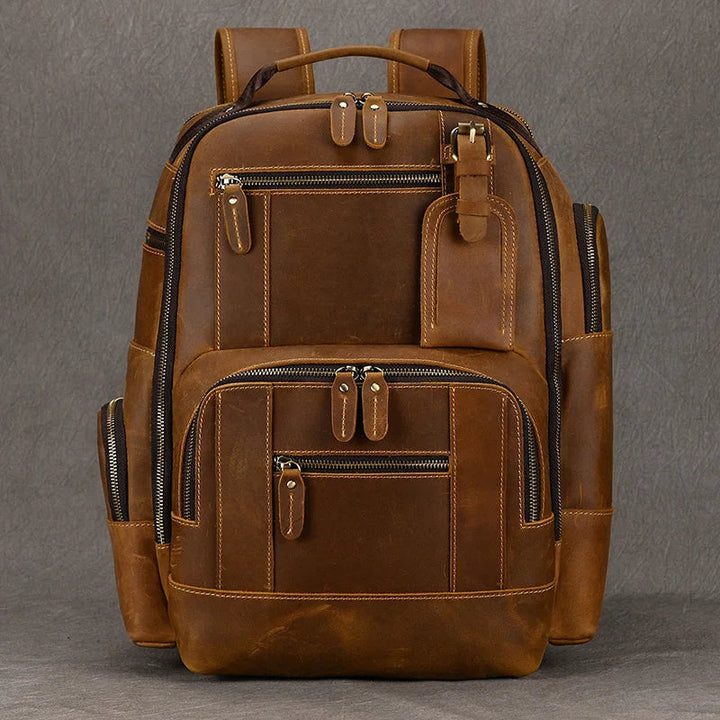 SummitCarry – Vintage Reiserucksack Aus Rindsleder