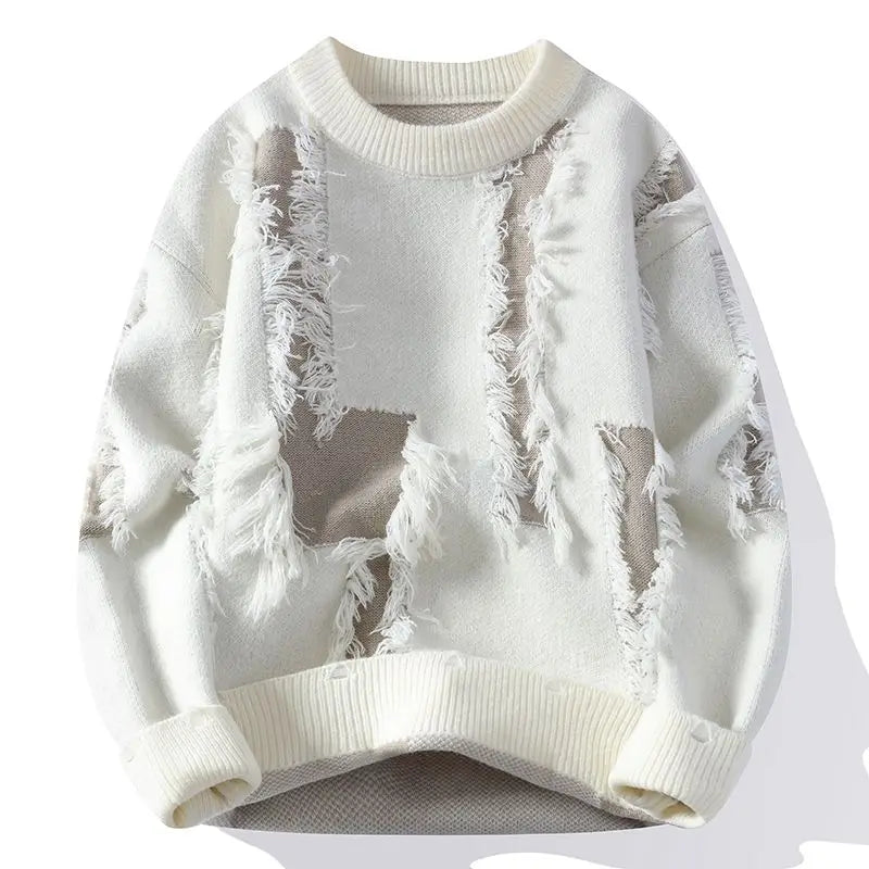 Samir – Patchwork Strickpullover