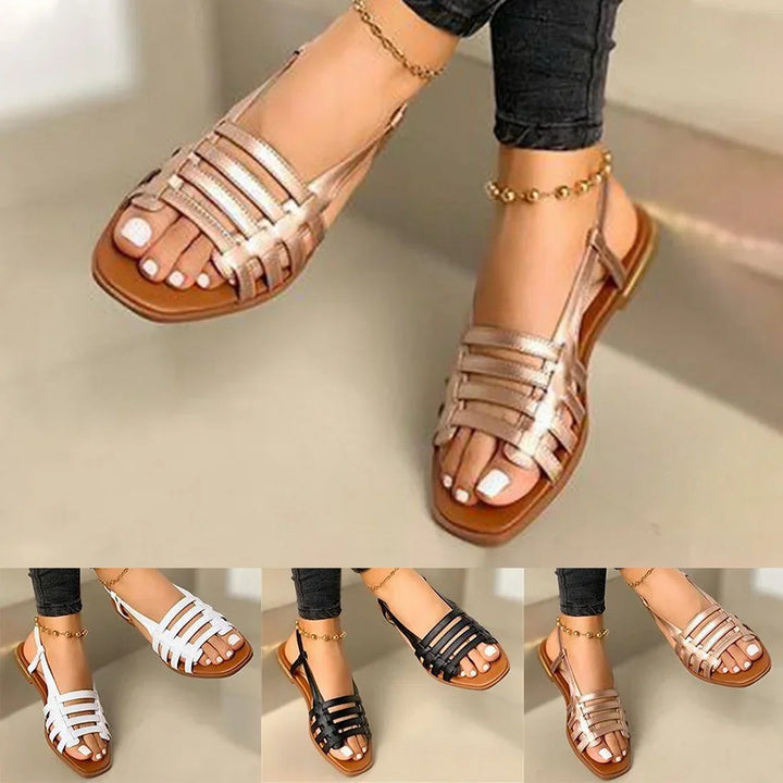 Mindy - Ausgehöhlte Römersandalen