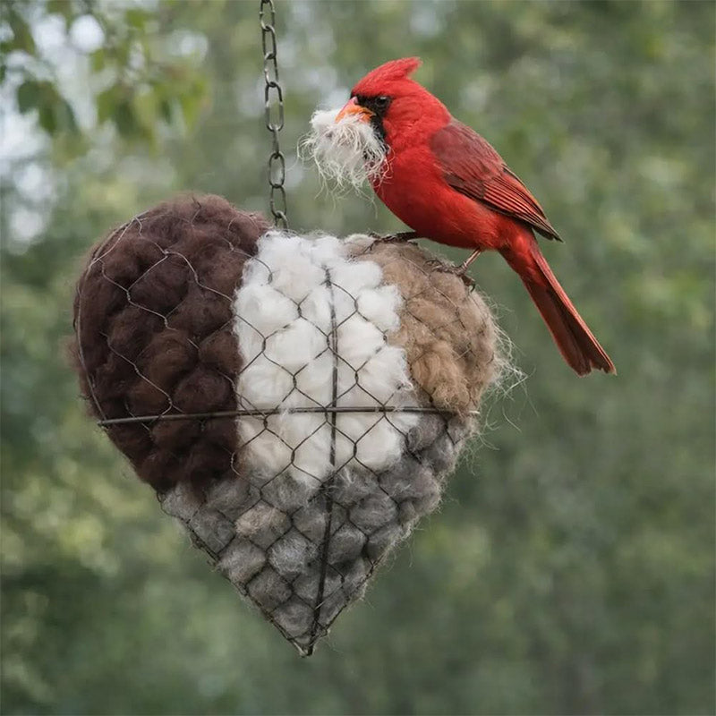 NestHeart – Weiches Vogelherz für den Garten