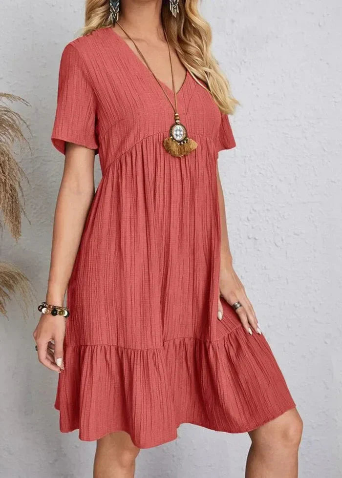 Lorene – Elegantes Bauch Schmeichelhaft Kleid