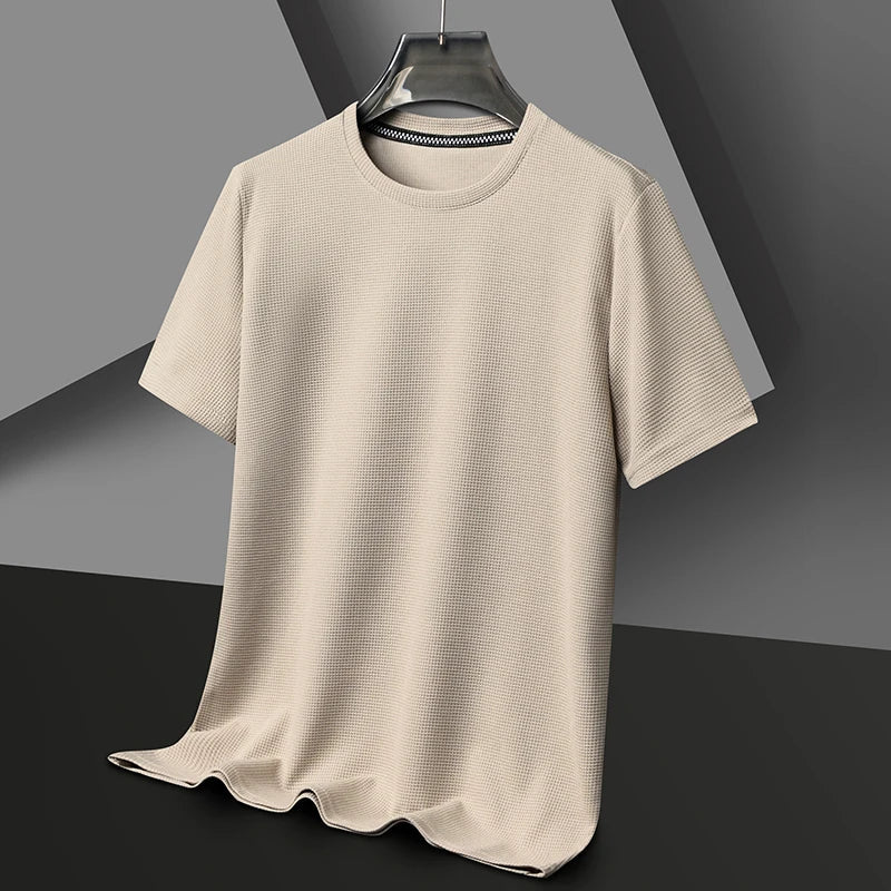 Michalis - Elegantes Kurzarm-T- Hemd
