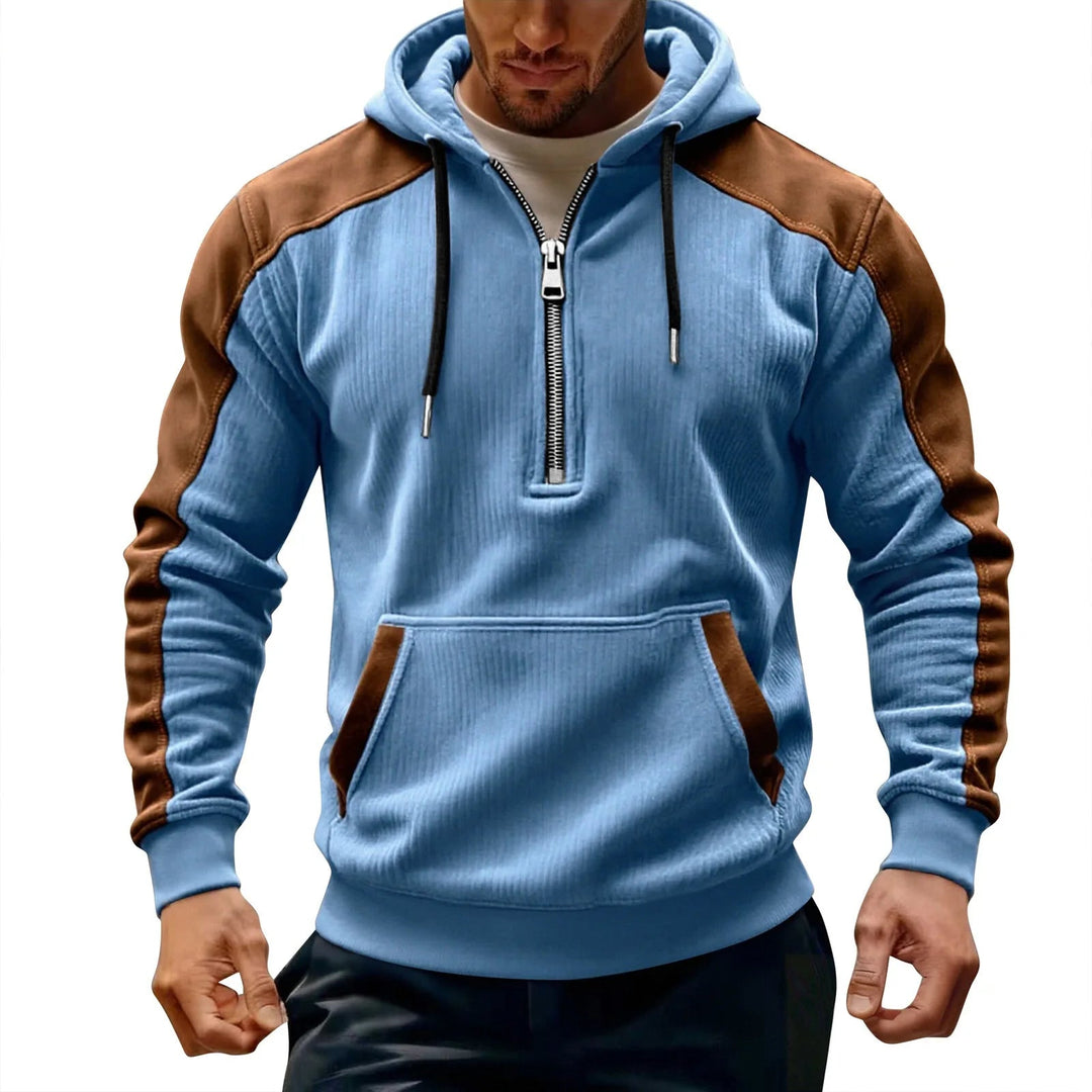 Aksel – Langarmpullover Mit Reißverschluss
