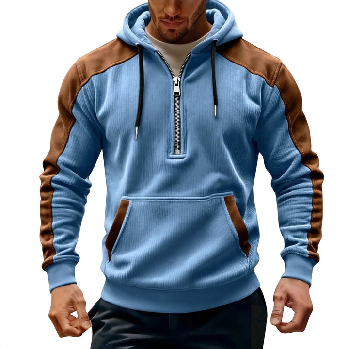 Aksel – Langarmpullover Mit Reißverschluss