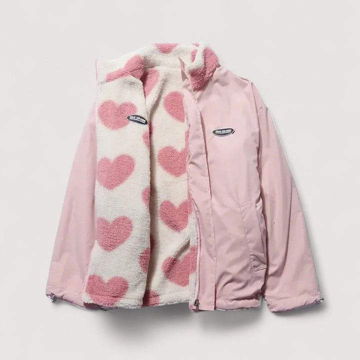 Gerina – Wendejacke Mit Herzmuster