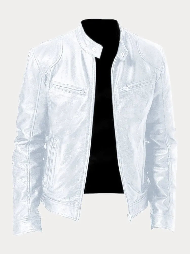 Nikodem – Lässige Leder Jacke