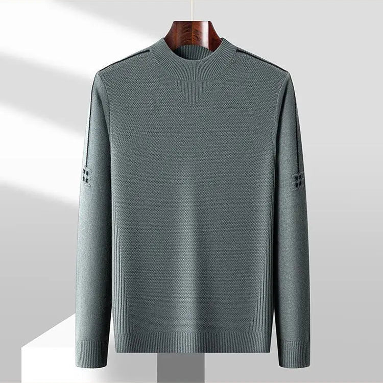 Calanthe - Langärmeliger Jacquard Pullover