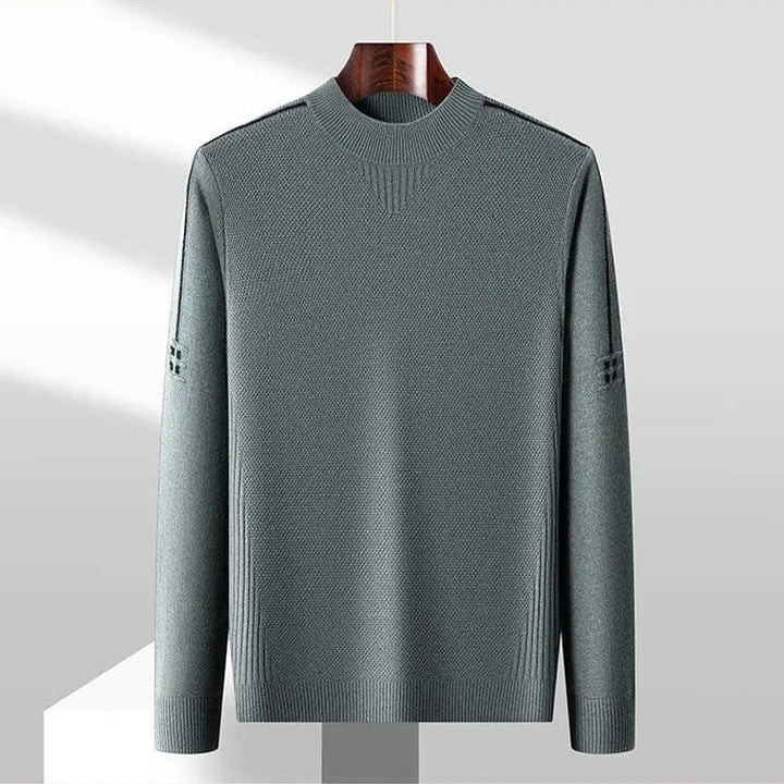 Calanthe - Langärmeliger Jacquard Pullover