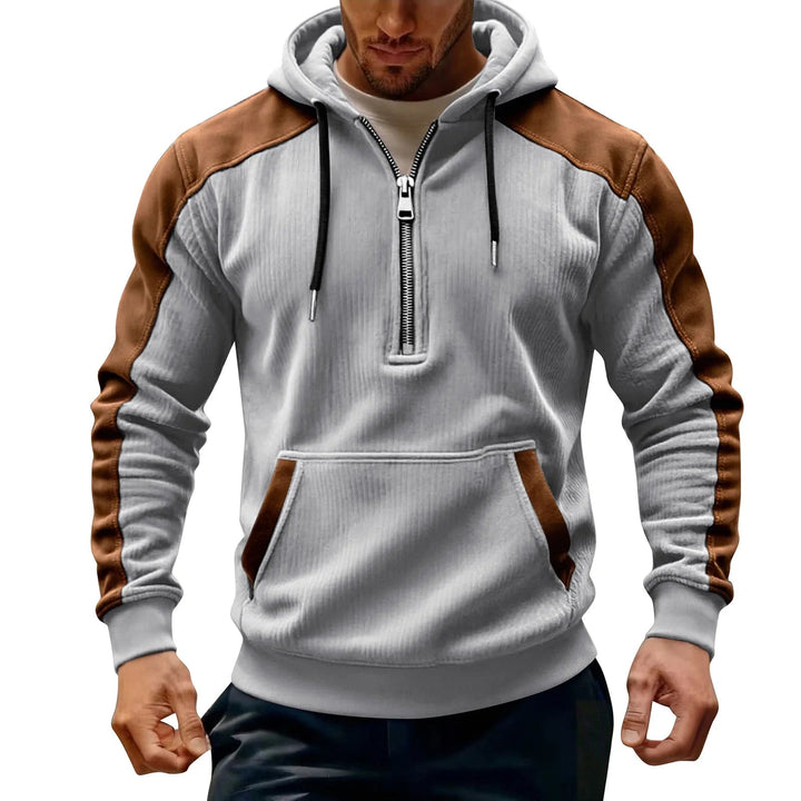 Aksel – Langarmpullover Mit Reißverschluss