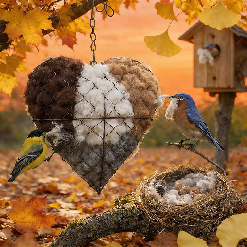 NestHeart – Weiches Vogelherz für den Garten