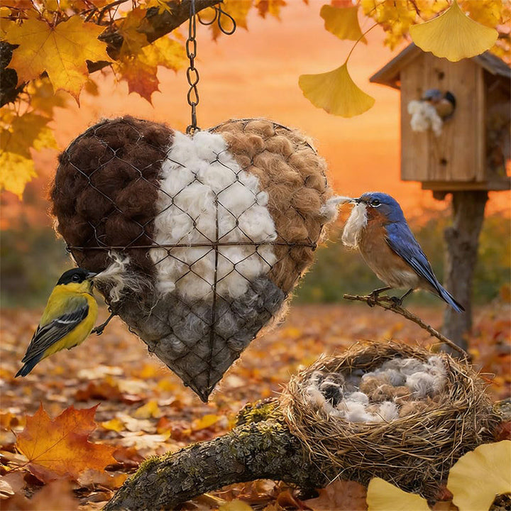 NestHeart – Weiches Vogelherz für den Garten