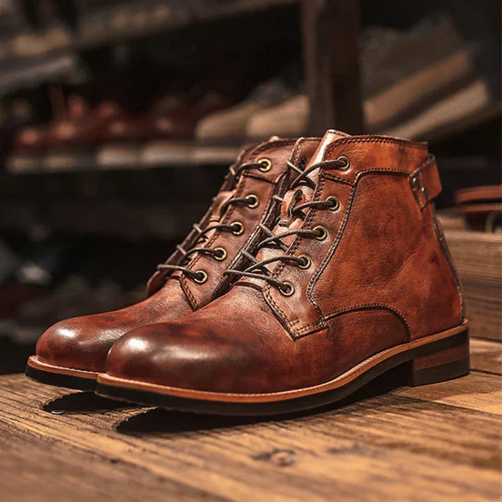 Kevine - Vintage Lederstiefel