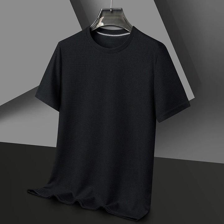 Michalis - Elegantes Kurzarm-T- Hemd