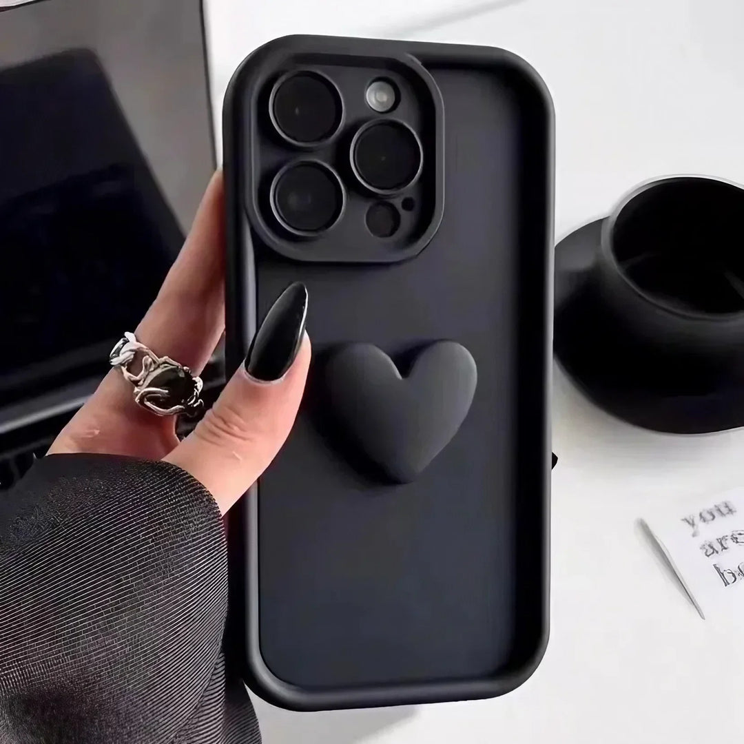 Heartora - Liebesge Schichte  iPhone Hülle Mit Herzgriff