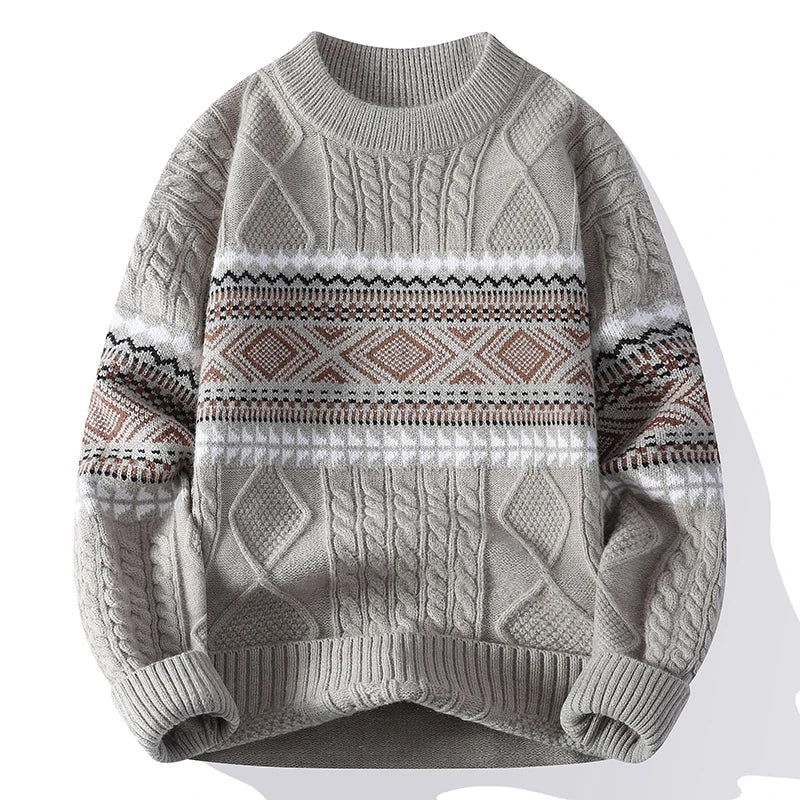 Isidoro – Bequemer Pullover Aus Nordischem Strick