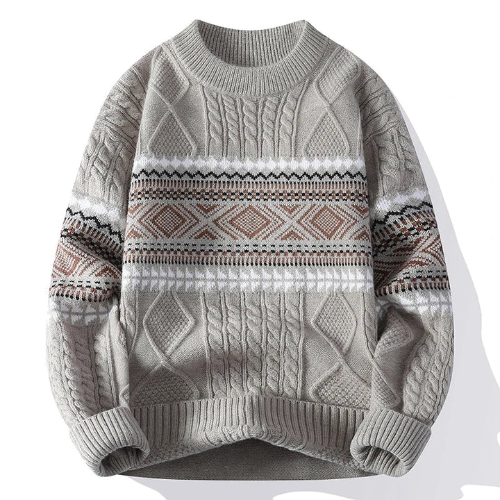 Isidoro – Bequemer Pullover Aus Nordischem Strick