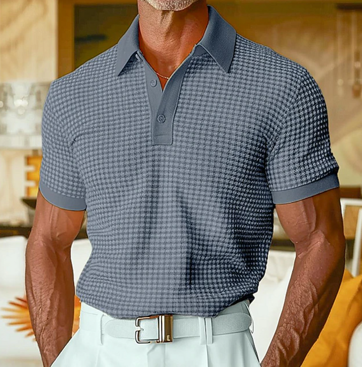 Neyton – Kariertes Polohemd