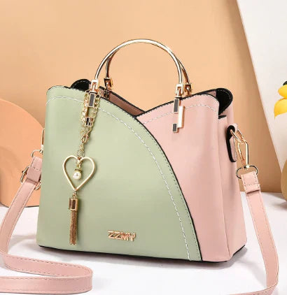 Orianna – Moderne Zweifarbige Handtasche Mit Signatur