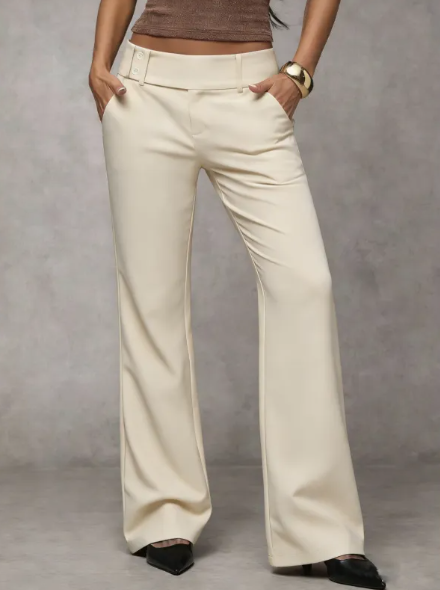Fanny - Elegante Hose Mit Ausgestelltem Bein