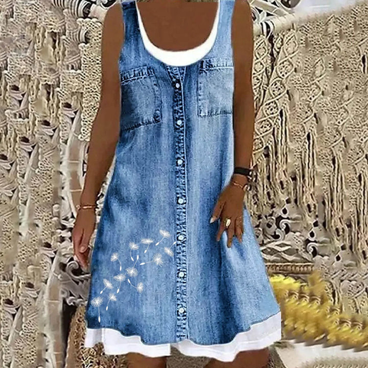 Natasza – Weiches Und Elegantes Jeanskleid