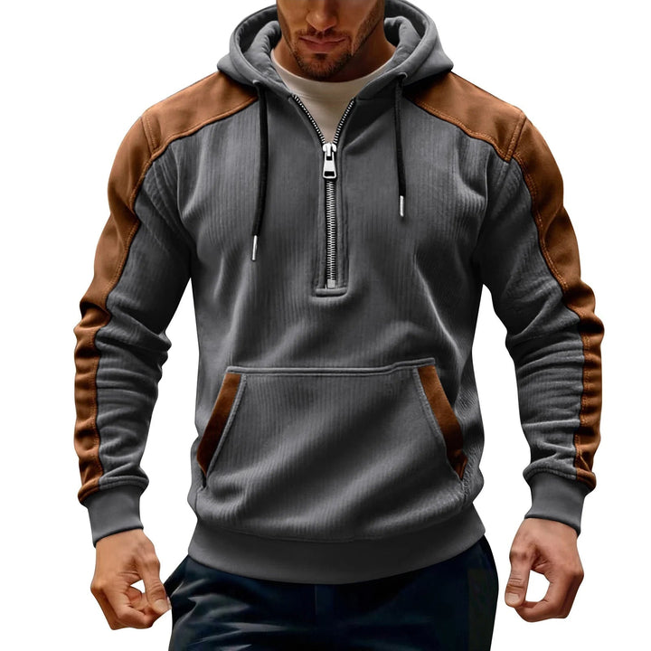 Aksel – Langarmpullover Mit Reißverschluss