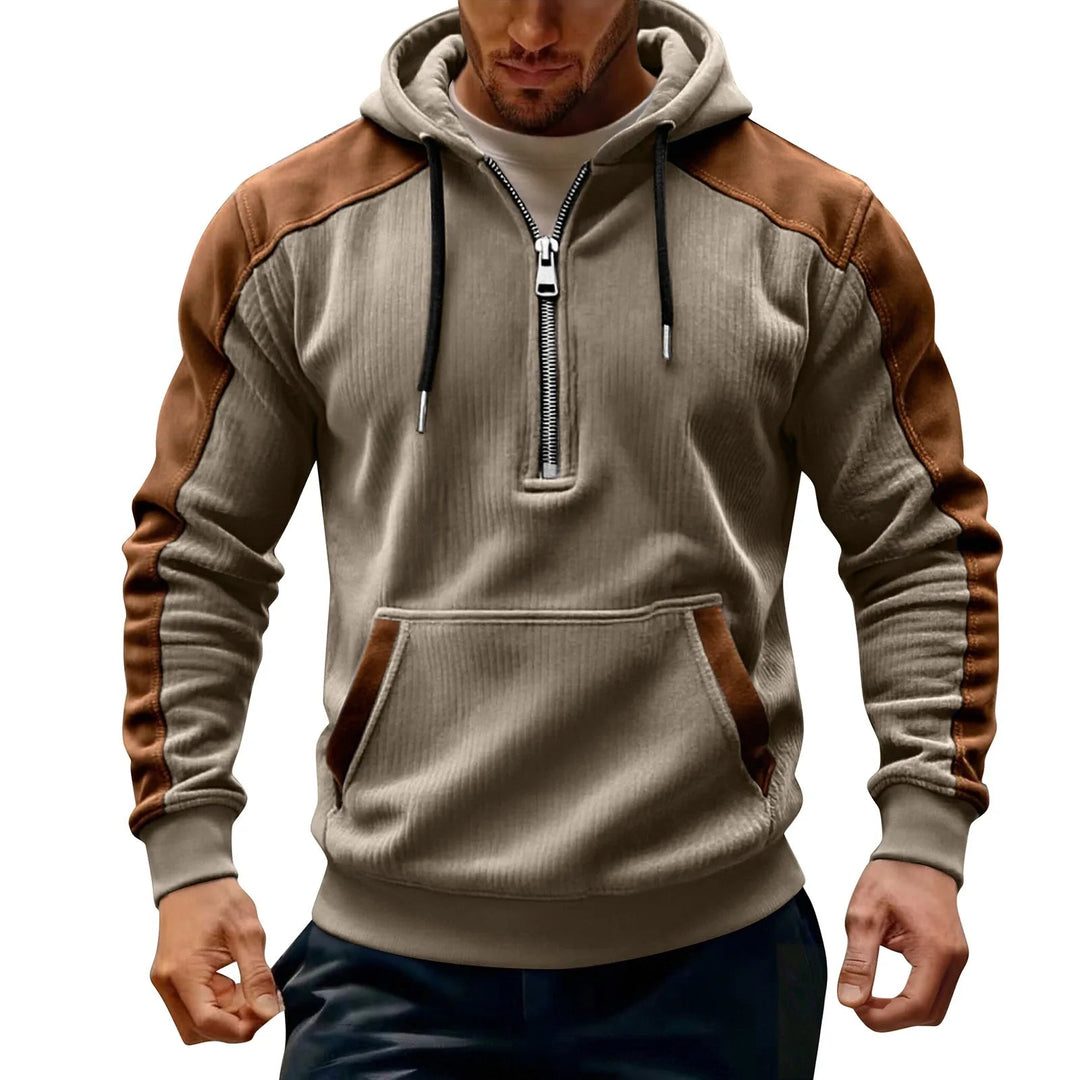 Aksel – Langarmpullover Mit Reißverschluss