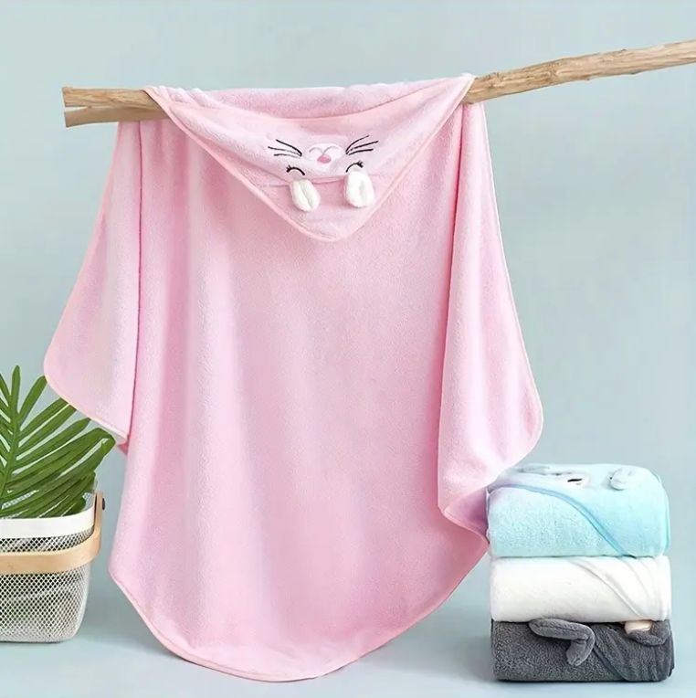 TinyTowel – Weiches Und Saugfähiges Baby-Badetuch