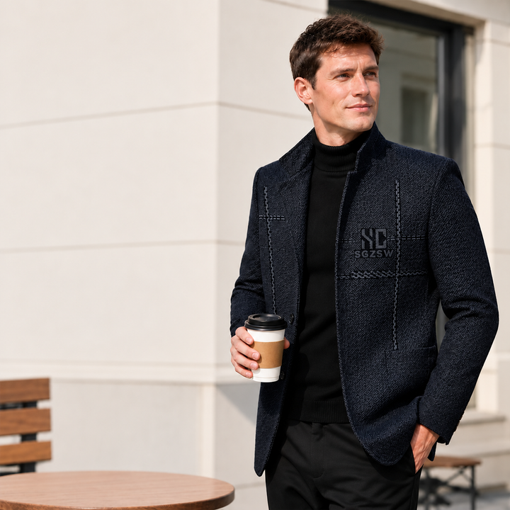 Jallen – Strukturierte Strickjacke Mit Taschen