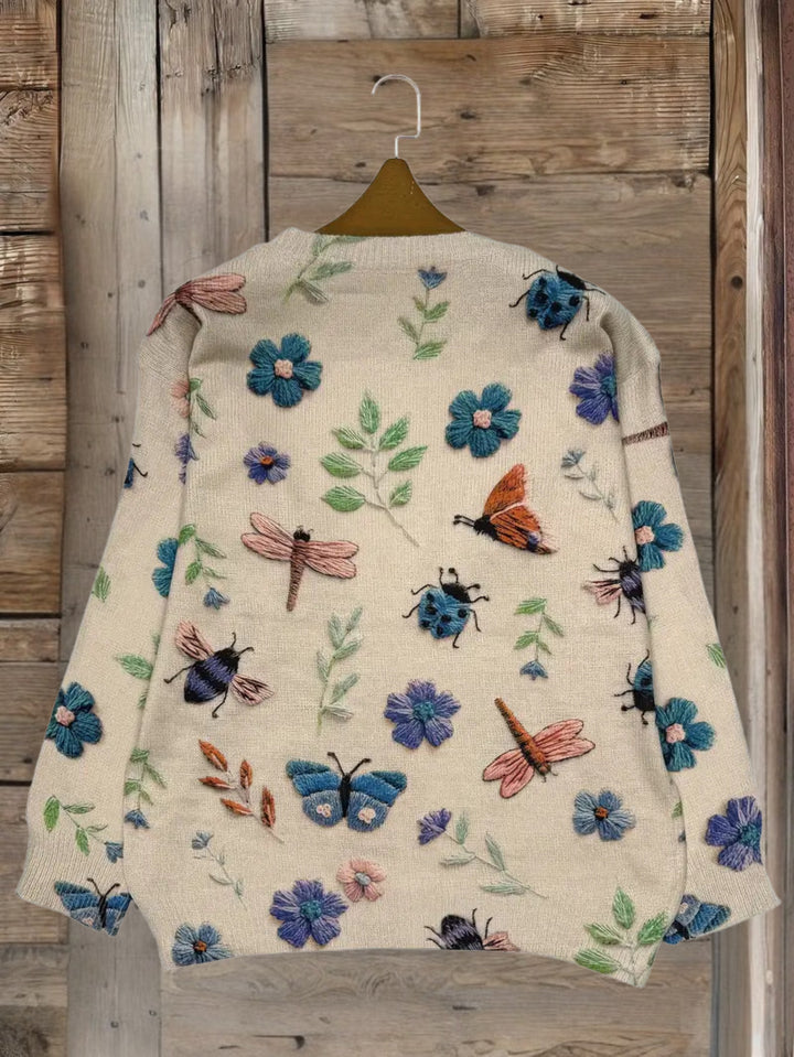 Dorenda – Lässiger Langarm Strickpullover