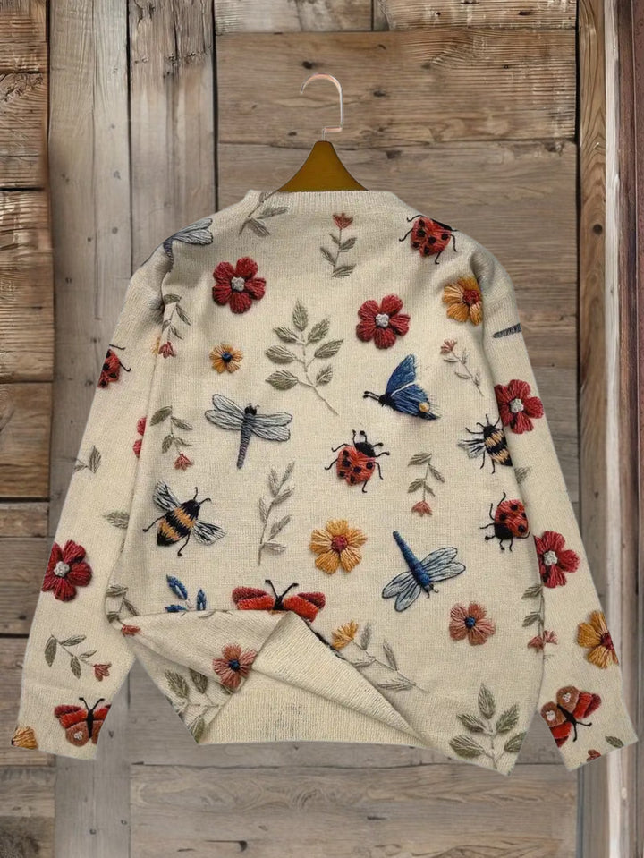 Dorenda – Lässiger Langarm Strickpullover