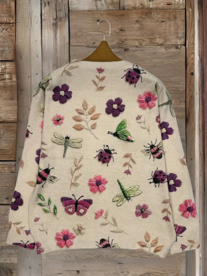 Dorenda – Lässiger Langarm Strickpullover