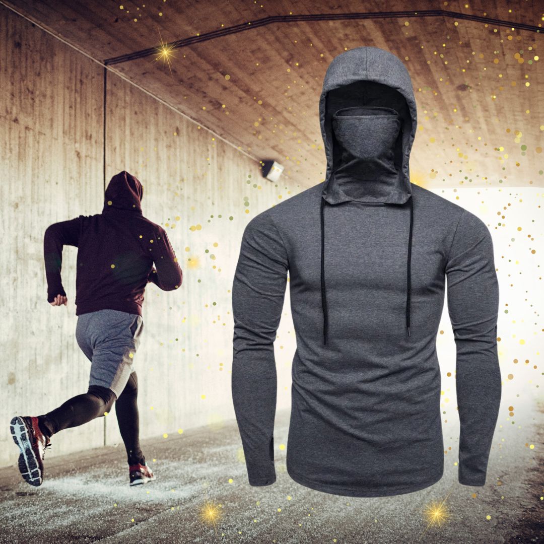 Marston – Kapuzenpullover Im Ninja-Stil Mit Gesichtsmaske