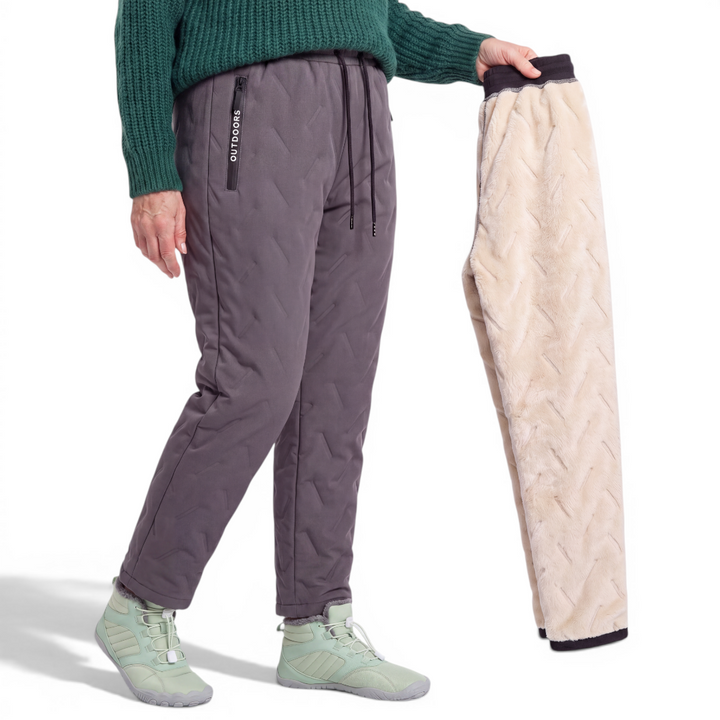 Aysun – Hose Mit Fleecefutter Und Kordelzug in Der Taille