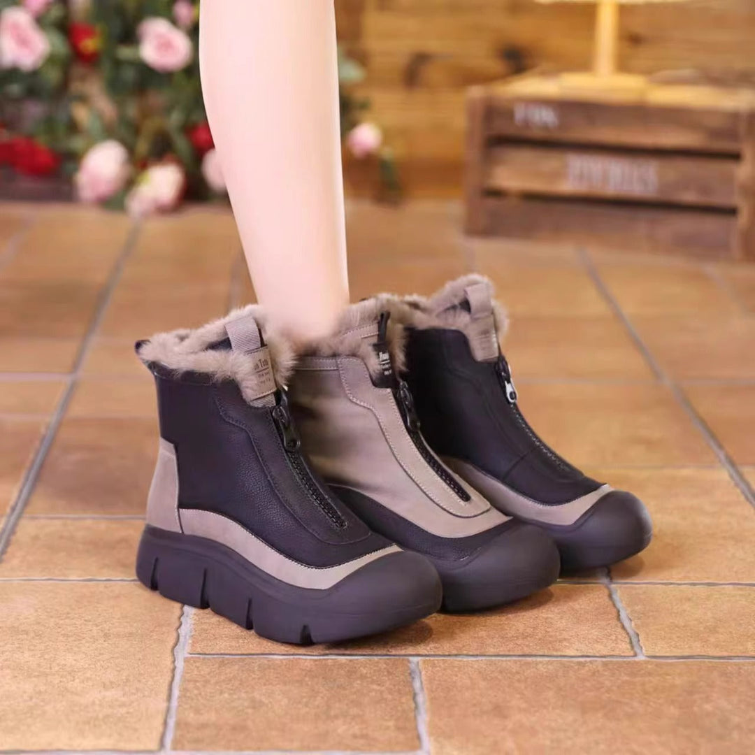 Zoharit - Wasserdichte Stiefeletten Mit Dicker Sohle