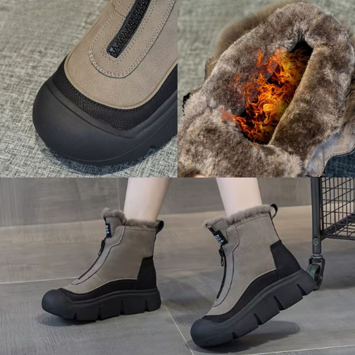 Zoharit - Wasserdichte Stiefeletten Mit Dicker Sohle