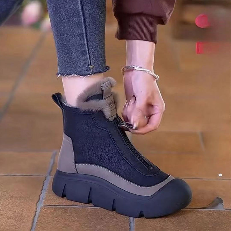 Zoharit - Wasserdichte Stiefeletten Mit Dicker Sohle