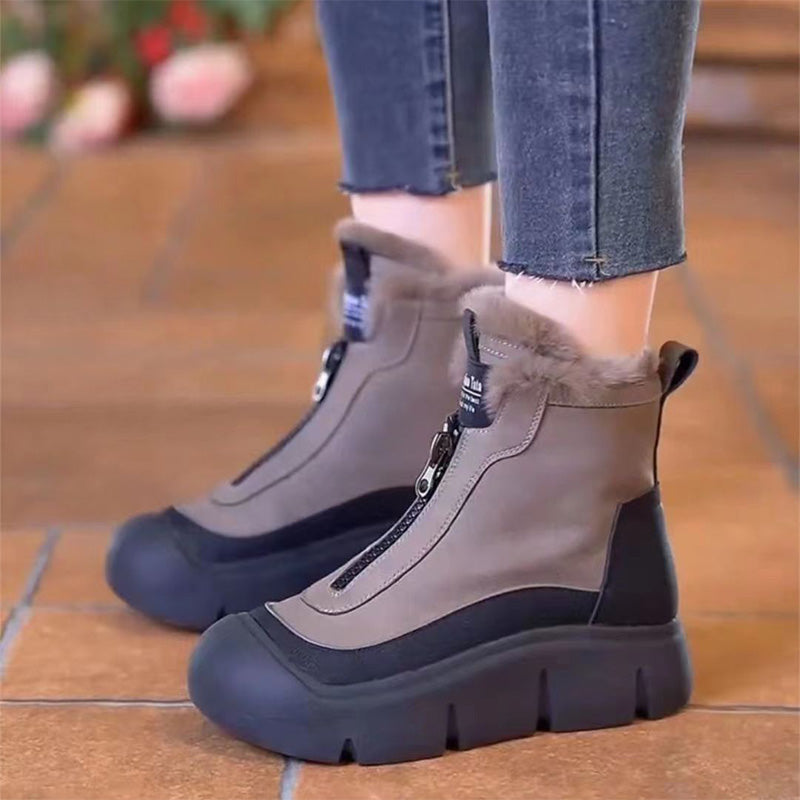 Zoharit - Wasserdichte Stiefeletten Mit Dicker Sohle